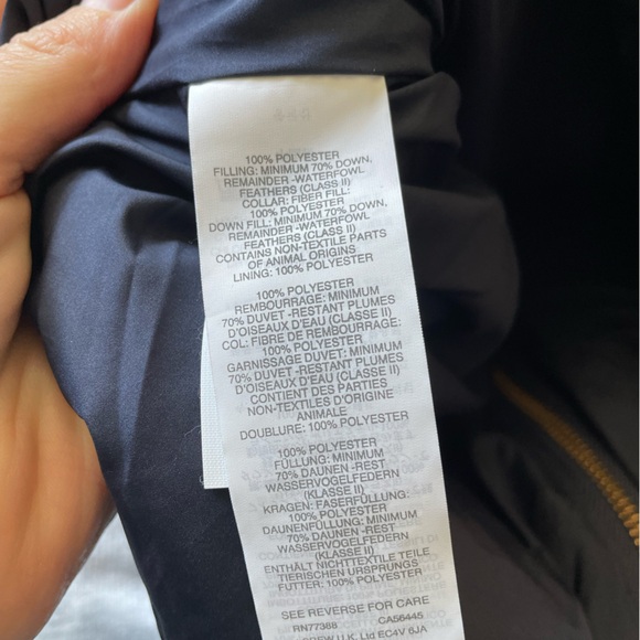 J. Crew Excursion Vest navy quilted vest size small - Picture 6 of 9